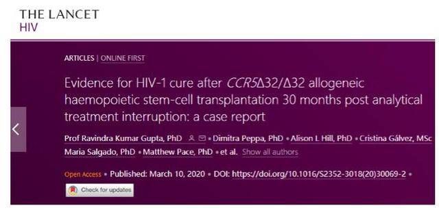 世界第二例艾滋病治愈者，谁治愈了他？