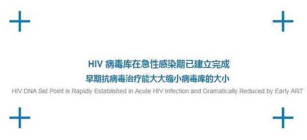 HIV病毒库在急性感染期已建立完成，早期抗病毒治疗能大大缩小病毒库的大小