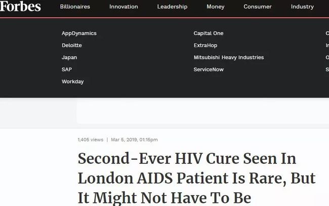 艾滋病可治愈！全球首位女性艾滋病“治愈者”研究细节公布